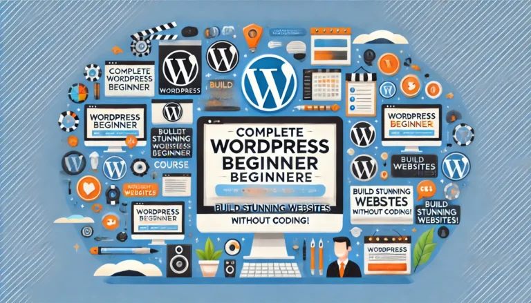 Create any website From Zero to hero. using WordPress